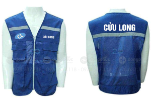 May và in áo gile Công ty Cửu Long