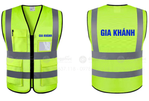 May và in áo gile Công ty Gia Khánh