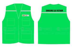 May và in áo gile Công ty Shinsung E&G VietNam