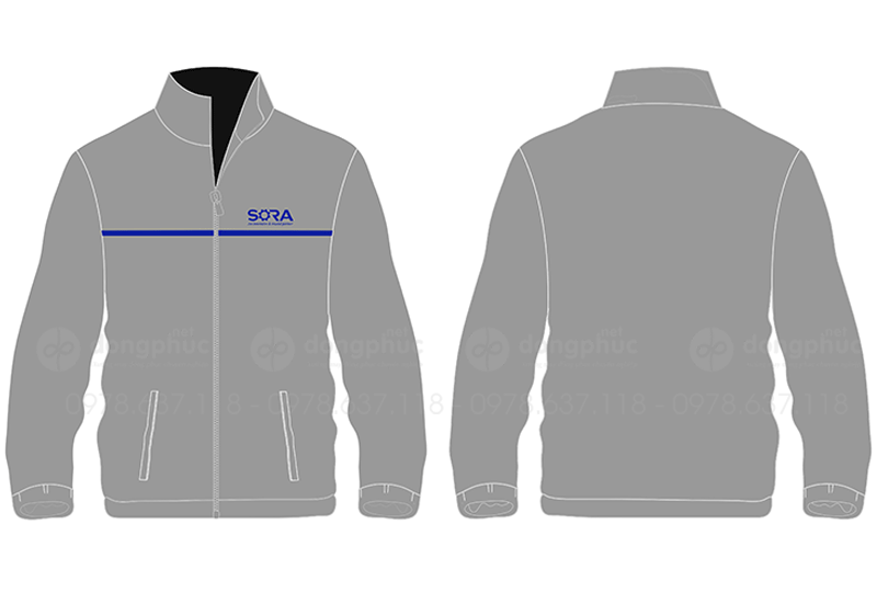 May và in áo khoác Công ty SORA
