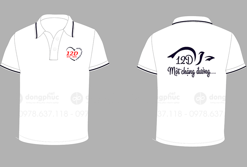 May và in áo Lớp 12D 1991-1994 Trường THPT Mỹ Đức A Một chặng đường