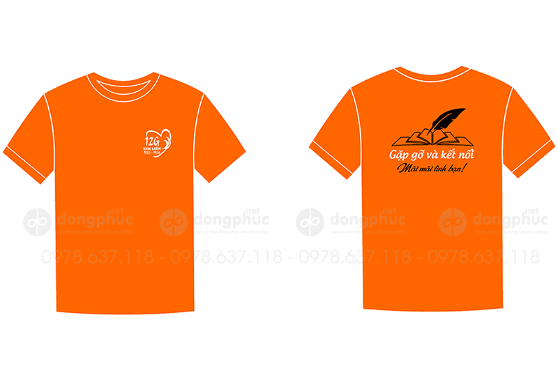 May và in áo Lớp 12G Kim Liên 1983-1986