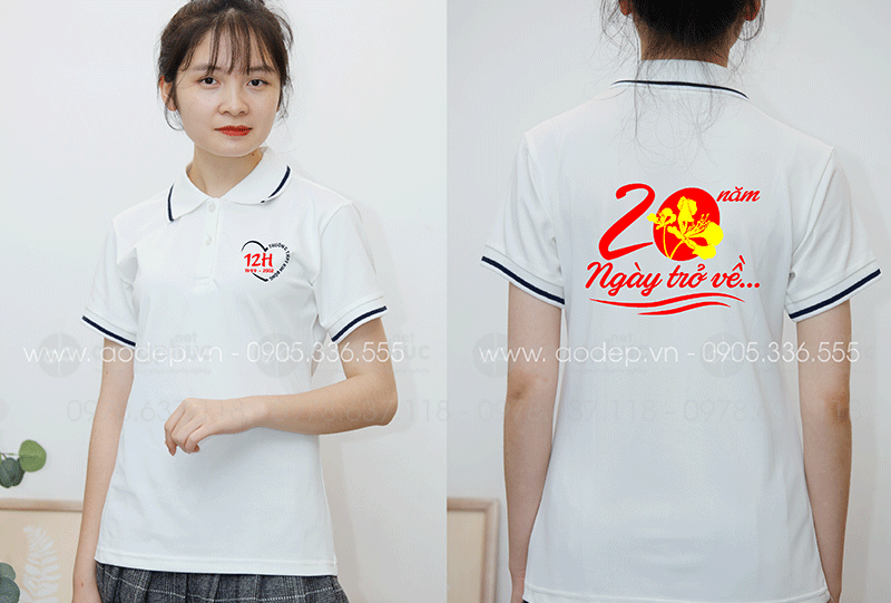 May và in áo Lớp 12H 1999-2002 Trường THPT Kim Động