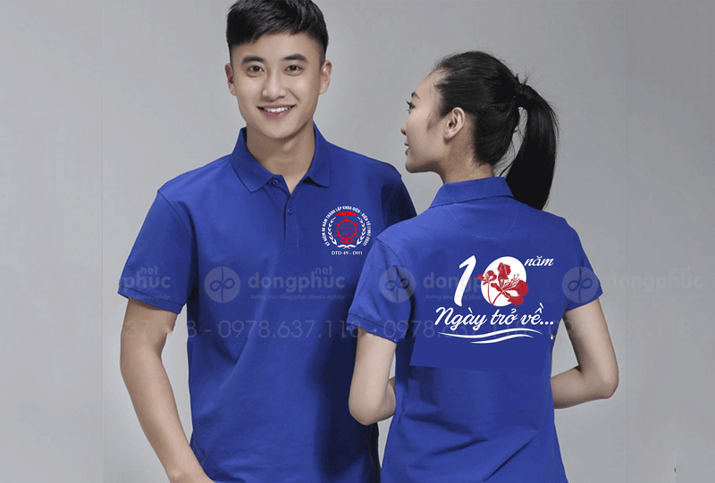 May và in áo Lớp DTD 49-DH1 60 năm Thành lập khoa điện - điện tử