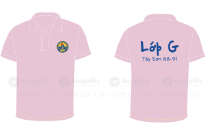 In áo Lớp G Cựu học sinh Trường Cấp 3 Tây Sơn Hà Nội khóa 88-91
