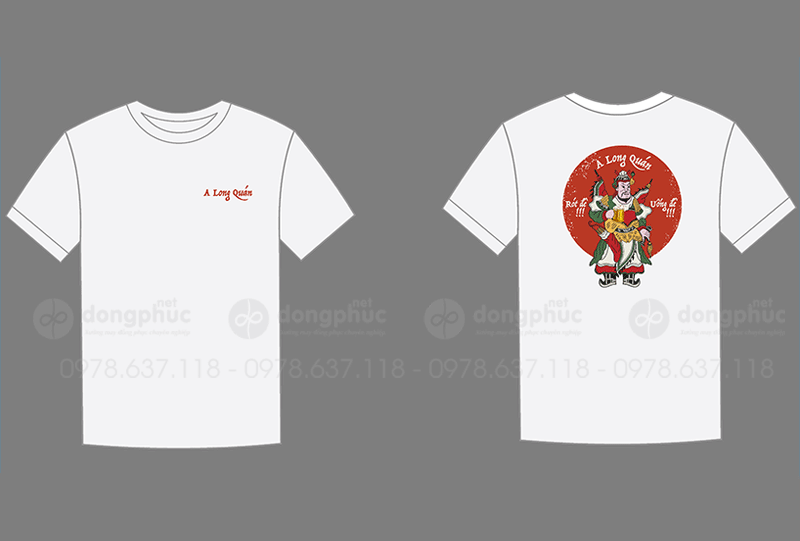 May và in áo phông A Long Quán