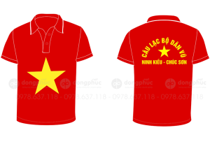 May và in áo phông Câu lạc bộ dân vũ Ninh Kiều - Chúc Sơn