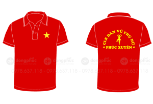 May và in áo phông CLB Dân vũ phụ nữ Phúc Xuyên