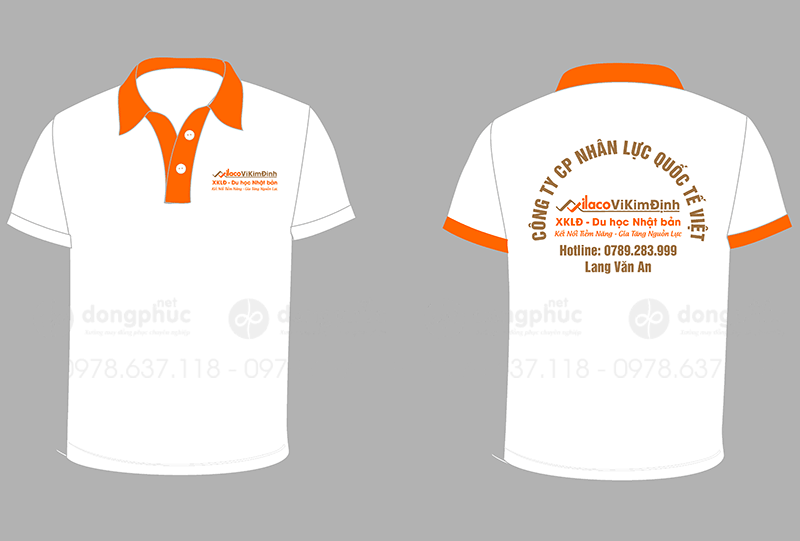 May và in áo phông Công ty CP Nhân lực quốc tế Việt