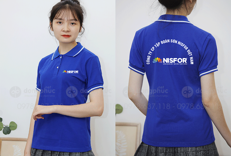 May và in áo phông Công ty CP tập đoàn sơn Nisfor Việt Nam