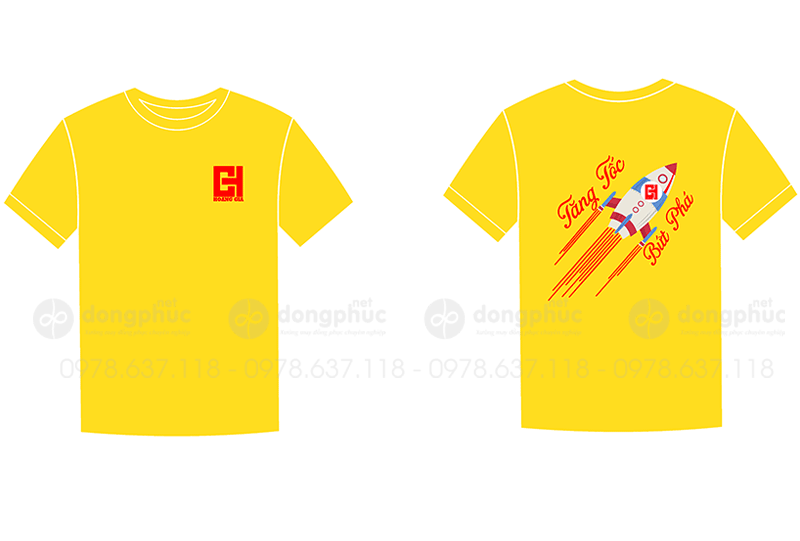 May và in áo phông Công ty Hoàng Gia