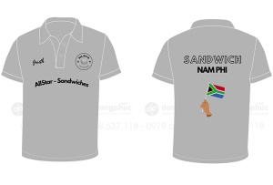 May và in áo phông Cửa hàng Sandwich Nam Phi