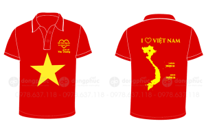 May và in áo phông Đội thiện nguyện Xã Khánh Thành