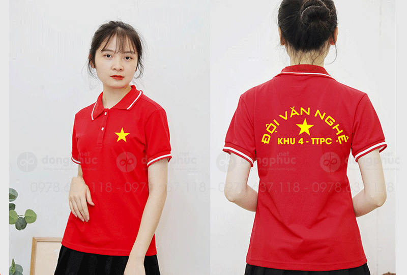 May và in áo phông Đội văn nghệ Khu 4 - TTPC