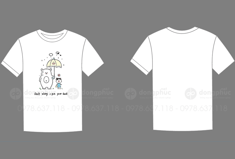 May và in áo phông Don't worry I got your back
