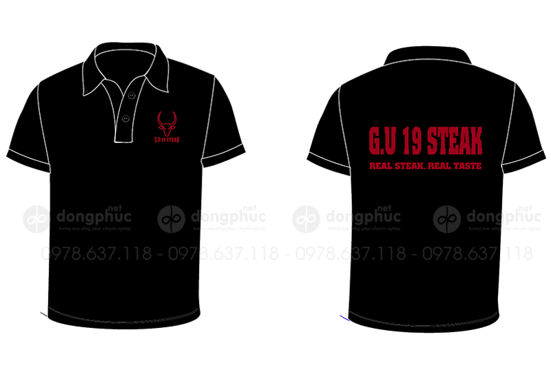 May và in áo phông GU 19 Steak