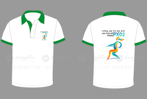 May và in áo phông Hội phụ nữ Phòng PX02 Công an TP Hà Nội