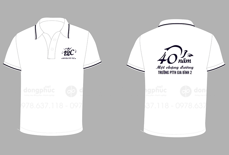 May và in áo lớp 12C niên khóa 1979-1982 Trường THPT Gia Bình 2 40 năm 1 chặng đường