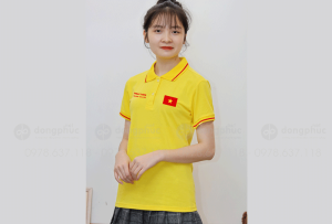 May và in áo phông màu vàng Công ty PVGas Trading Điện Biên - Sơn La 2022