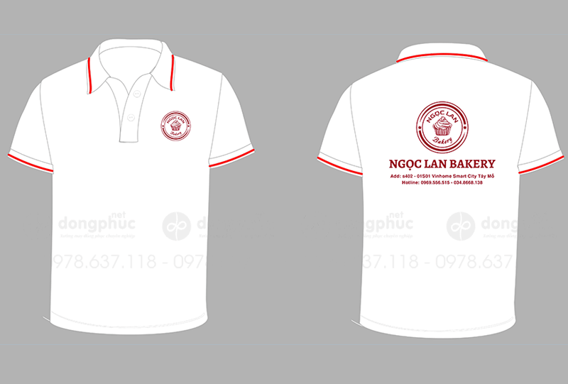 May và in áo phông Tiệm bánh mỳ Ngọc Lan Bakery