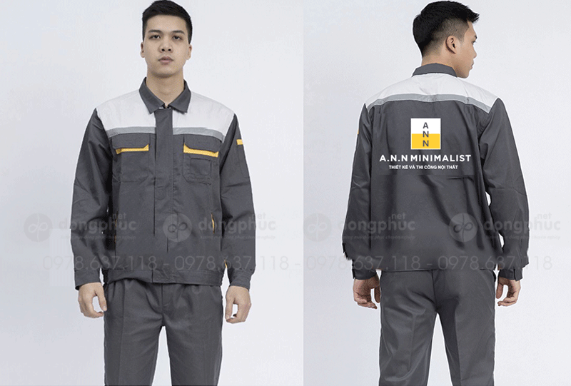 May và in đồng phục bảo hộ Công ty A.M.N Minimalist