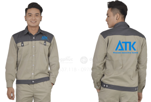 May và in đồng phục bảo hộ Công ty ATK