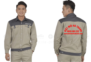 May và in đồng phục bảo hộ Công ty Diệt mối Hà Thành