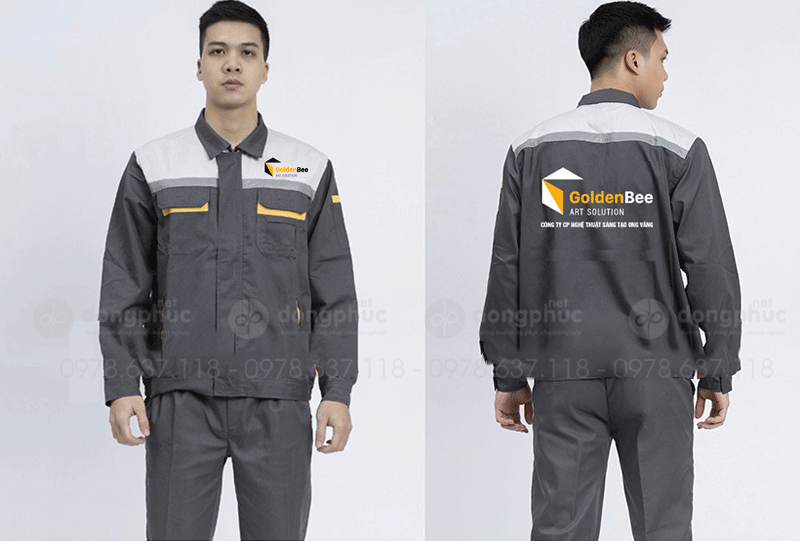 May và in đồng phục bảo hộ Công ty CP Nghệ thuật Sáng tạo Ong Vàng