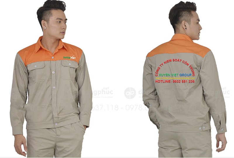 May và in đồng phục bảo hộ Công ty kiểm soát côn trùng Xuyên Việt Group