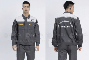 May và in đồng phục bảo hộ Công ty TNHH đầu tư và xây dựng 283 Hà Nội