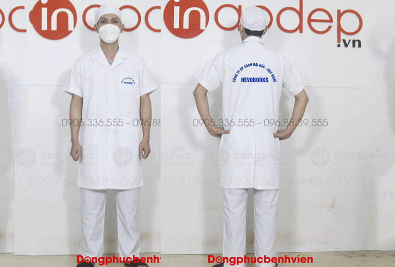 May và in đồng phục Công ty CP Sách Đại học - dạy nghề Hevobooks