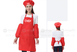 May và in tạp dề Quán Chép