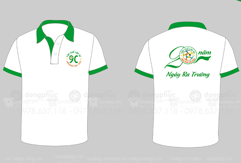 May và in áo Tập thể Lớp 9C niên khóa 1998-2002 - 20 Năm ngày ra trường