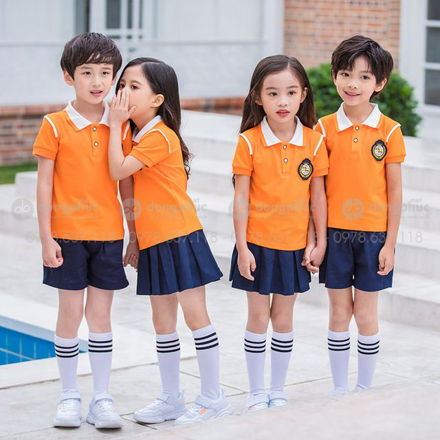 mẫu áo đồng phục mầm non
