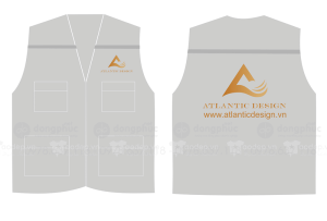 May và in áo gile Công ty Atlantic Design
