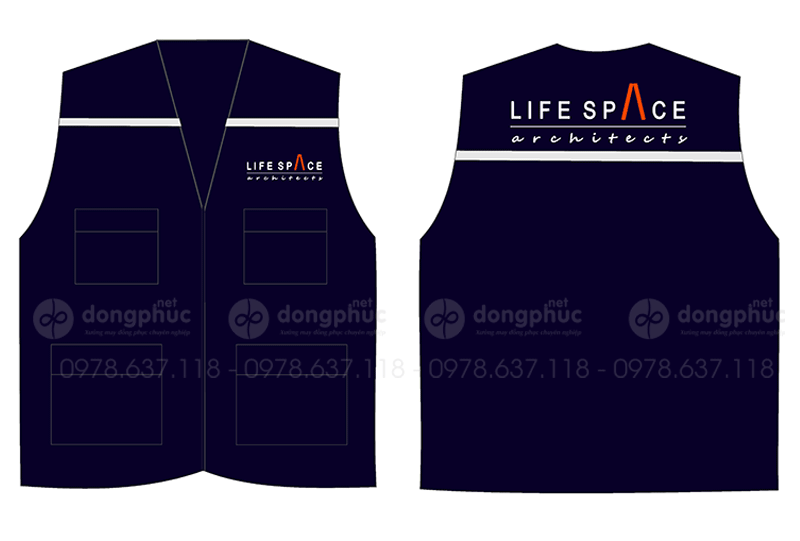May và in áo gile Công ty Lifespace Architects
