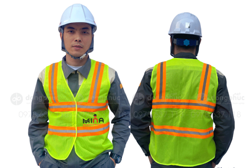 May và in áo gile Công ty MINA
