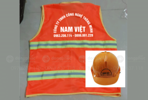 May và in áo gile Công ty TNHH Công nghệ thông minh Nam Việt