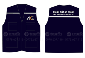 May và in áo gile Thang Máy An Khánh