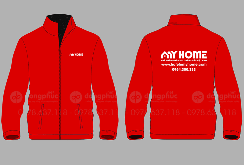 May áo khoác Công ty Myhome