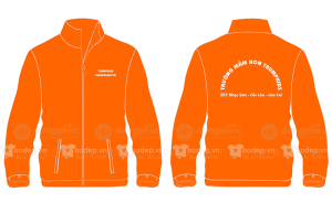 May và in áo khoác Trường Mầm non Trumpkids