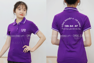 May và in áo Lớp 12D 84-87 Công nghiệp A - Hà Đông