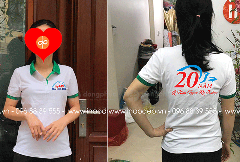May và In áo Lớp A15 Trường THPT Lê Xoay 20 năm Ngày ra trường