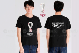May và in áo phông Fifa Worldcup Qatar 2022