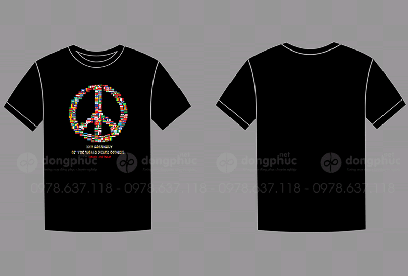 May và in áo phông XXII Assembly of the world peace council