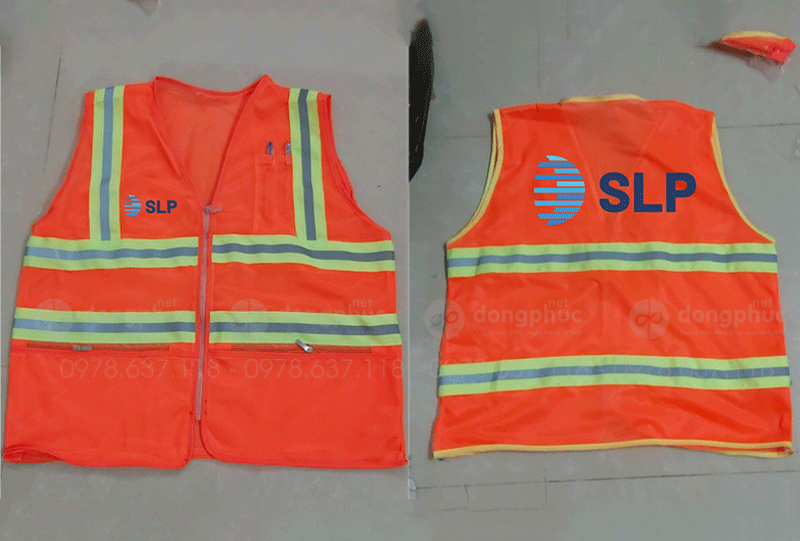 May và in áo gile Công ty SLP