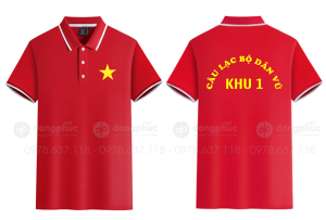 May và in áo phông Câu lạc bộ dân vũ Khu 1