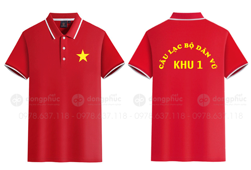 May và in áo phông Câu lạc bộ dân vũ Khu 1