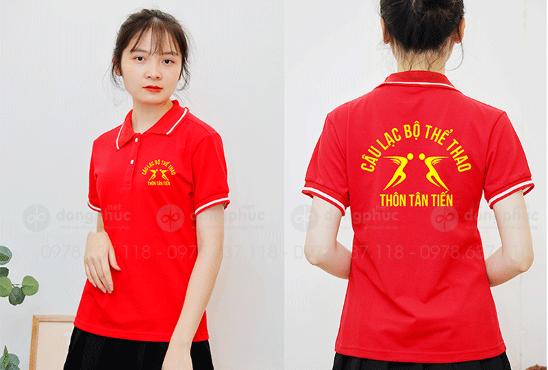 May và in áo phông Câu lạc bộ thể thao Thôn Tân Tiến