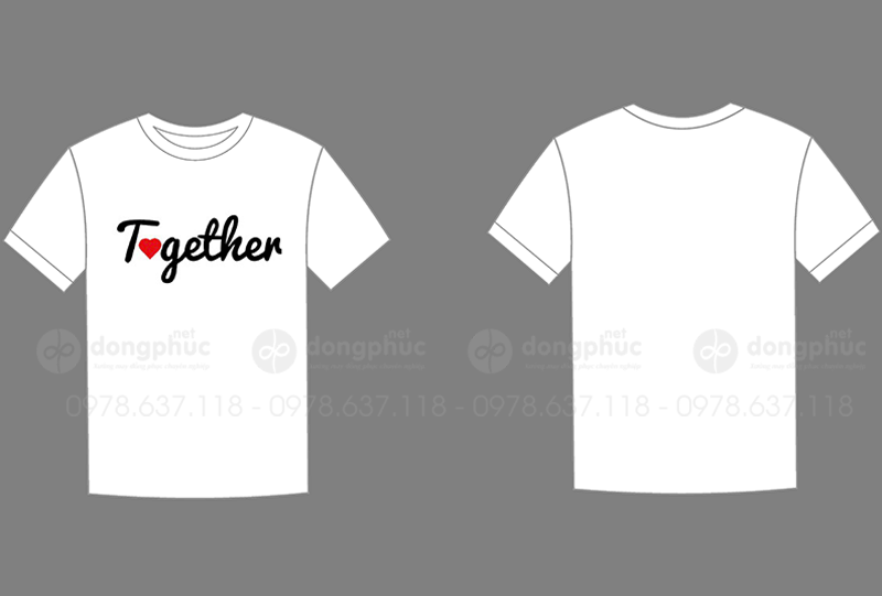 May và in áo phông Chữ Together
